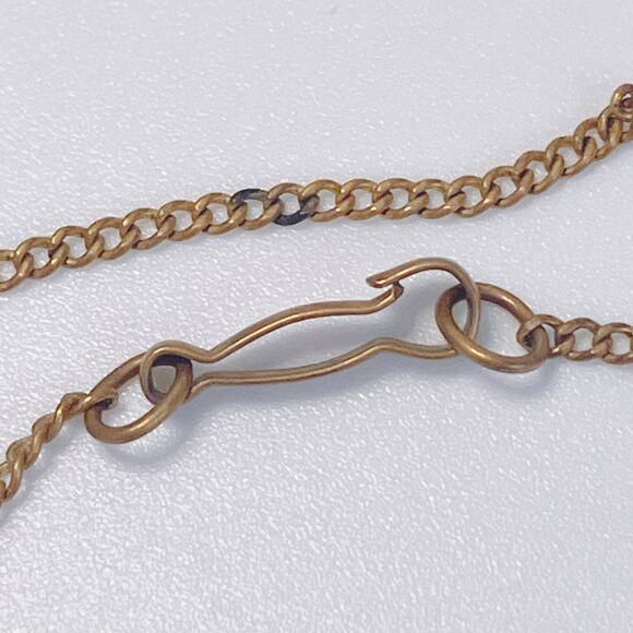 Vintage Mother of Pearl Heart Photo Locket Necklace 50s Hand Painted Mom Gift - Picture 8 of 16